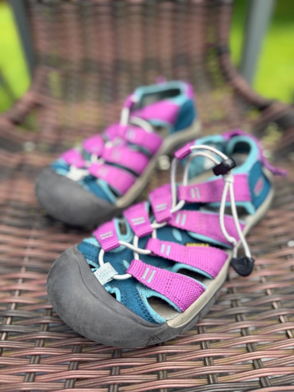 Keen Newport Boundless Hiking Kid 6 Legion Blue Willowherb Waterproof Sandal 12